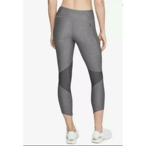 Under Armour NWT Heat Gear Women's Fitted Crop Capri Pants Gray size XS